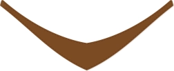 Rappa brown scarf for plush toys