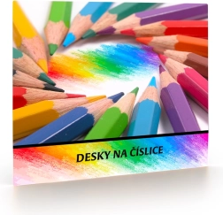 Mapes cipariem pirmklasniekiem Pasteļkrāsas