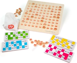 Tradicionāla koka bingo spēle bērniem Bigjigs Toys