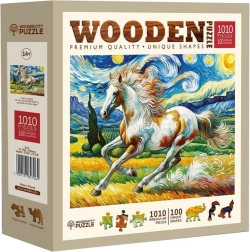 Koka puzle WOODEN CITY Ātrais zirgs (1010 detaļas)