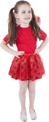 Children's Costume Ladybug with Wings and Tutu Skirt