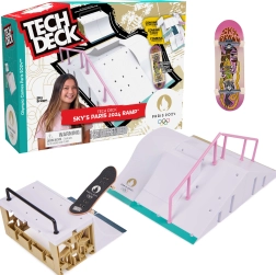 Tech Deck fingerboard ramp SKY BROWN Paris 2024 with board