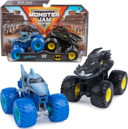Monster Jam komplekts 2 monster truckiem 1:64 Megalodon vs Batman