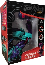 Screechers Wild! transformējošais transports Venom Lizard ar monētu
