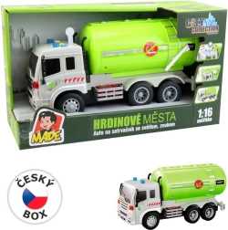 Inerciālā autocisterna ar gaismu un skaņu