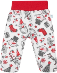 Zīdaiņu kokvilnas pusrāpuļbikses New Baby Christmas