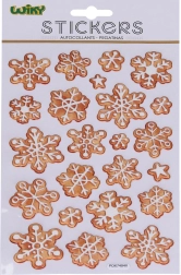 POP UP uzlīmes sniegpārslas 25 × 14,5 cm (Ziemassvētku)