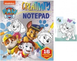 Krāsojamais bloks PAW PATROL – 16 lapas ar paraugiem