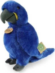 Pūkainais hiacintes aras papagailis 25 cm, videi draudzīgs