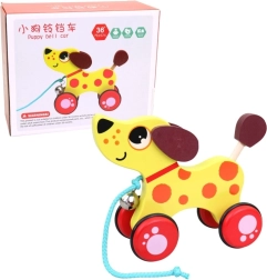 Koka velkamā rotaļlieta Suns 17 cm