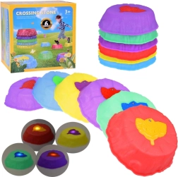 Spīdoša sensorā taka – akmeņi līdzsvara treniņam