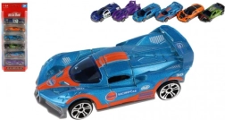 Sporta mašīnu komplekts 1:64, 6 gab., metāls un plastmasa, brīvgaita