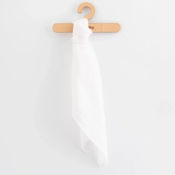 Kokvilnas auduma autiņi New Baby Standard 80 × 80 cm, 10 gab., balti