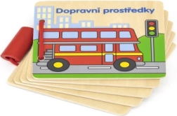 Koka grāmatiņa – transportlīdzekļi (čehiski)