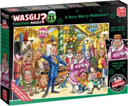 Puzzle JUMBO WASGIJ Christmas 21 – jautrās Ziemassvētku pārmaiņas, 2×1000 gabaliņu