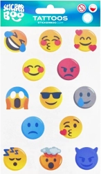 Pagaidu tetovējumi ar emocijzīmēm bērniem