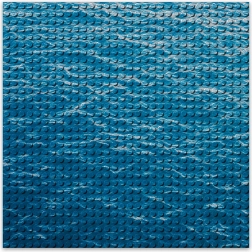 Dizaina būvniecības pamatne BRIXIES Plus – Ūdens 25,5 x 25,5 cm
