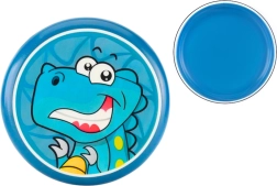 Bērnu frisbijs ar dinozauriem 20 cm, zils