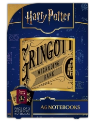 Harry Potter set of ruled A6 notebooks Magical Locations