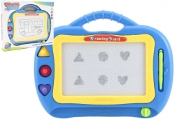 Magnētiskā zīmēšanas tāfele bērniem, plastmasas, 2 krāsas