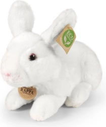 Plīša baltais guļošais trusītis 23 cm eco-friendly