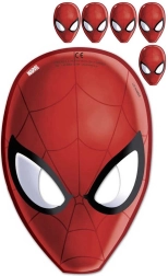 Karnevāla maska Spider-Man 23 cm, komplekts 6 gab.