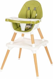 Bērnu barošanas krēsliņš 3v1 NEW BABY Grace zaļš