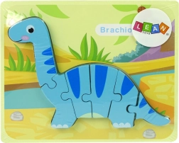Koka puzle dinozaurs brahiozaurs, zils