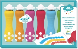 Djeco putu krāsas ar sūklīša aplikatoru bērniem