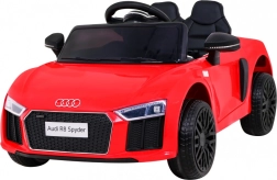 Bērnu elektriskā mašīnīte Audi R8 Spyder ar tālvadības pulti, EVA riteņiem un LED