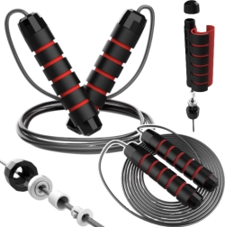 Regulējama tērauda lecamaukla ar gultņiem un putu rokturiem, 3 m