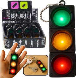 Atslēgu piekariņš – semafors ar mirgojošām gaismām – izglītojošs piekariņš