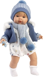 Reālistiska lelle SASHA ar skaņām un mīkstu ķermeni – 38 cm