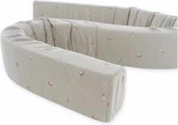 Träumeland crib bumper snake fiore green