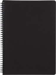 Spirālklade Classic A4 melna