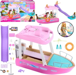 Barbie luksusa motorlaiva ar transformāciju un piederumiem