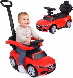 Mercedes kids ride-on and push car 2-in-1 red