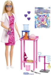 Barbie lelle zinātniece ar laboratorijas komplektu