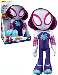 Interaktīva mīkstā rotaļlieta MARVEL Ghost-Spider Spidey un viņa apbrīnojamie draugi 40 cm