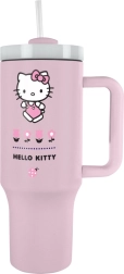 Hello Kitty ceļojuma termokrūze ar salmiņu 1200 ml