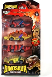 Dino car with pull back function