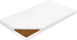 Bērnu matracis šūpulim NEW BABY Standard 90 × 40 × 7 cm kokos–putas