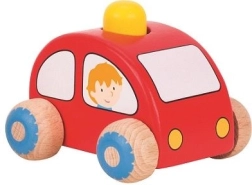 Koka automašīnīte ar taurīti