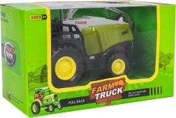 Metal combine harvester – toy with moving parts