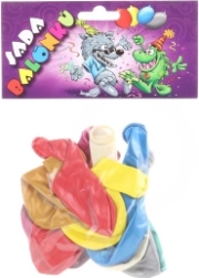 Metāliskas piepūšamās ballīšu bumbiņas – 10 gab.