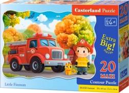 Puzzle Little Firefighter MAXI 20 pieces CASTORLAND