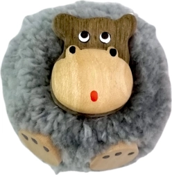 2Kids Toys koka magnētiņš ar pomponu – nīlzirgs