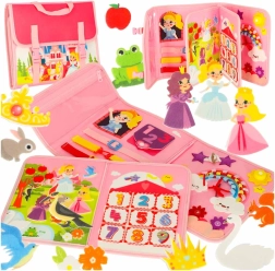 Rozā Montessori sensorais mugursoma