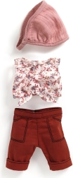 Apģērbs lellei Burgundy