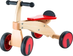 Wooden Balance Bike Racer Red